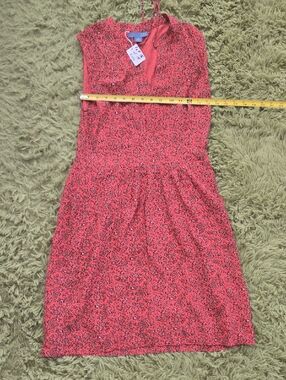 Red Floral V-Neck Sundress